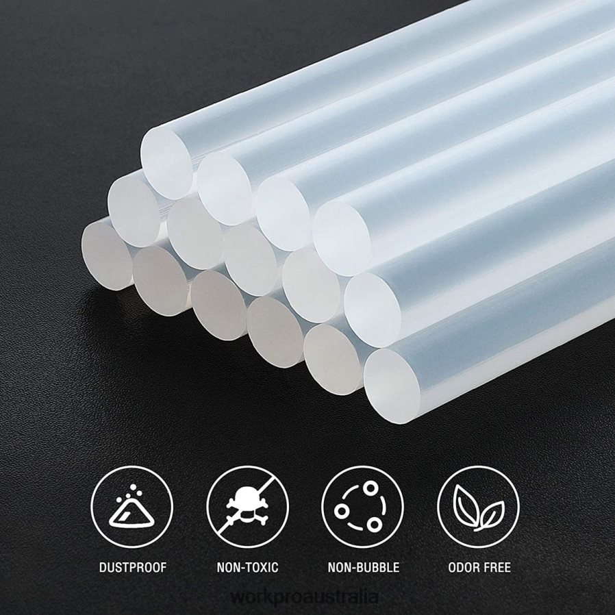 WORKPRO 100-pack Full Size Hot Glue Sticks Compatible with Most Glue Guns D4R0VT196 Tool New