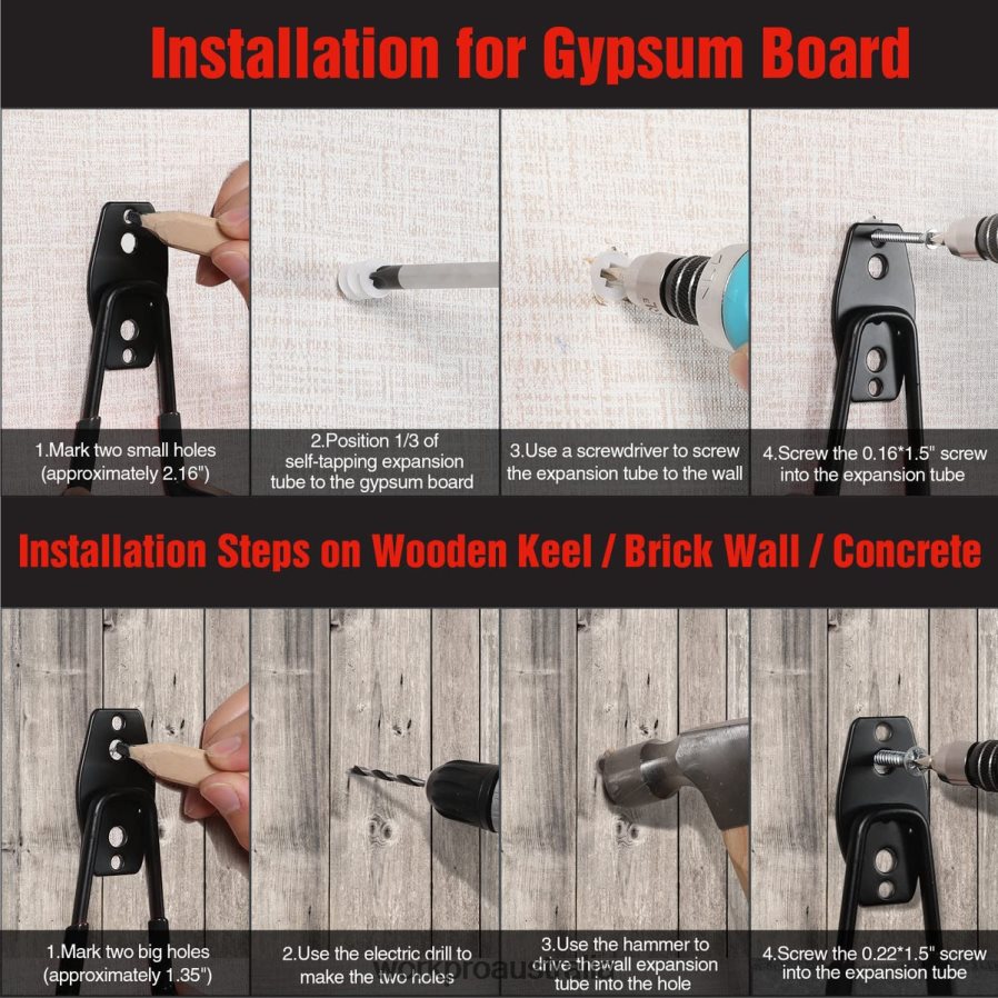 WORKPRO 12 Pcs Garage Hook Set Heavy Duty Steel Garage Hangers Utility Wall Mount Hooks Tool Hangers for Bikes Garden Tools Ladders and Bulky Items D4R0VT133 Tool Useful