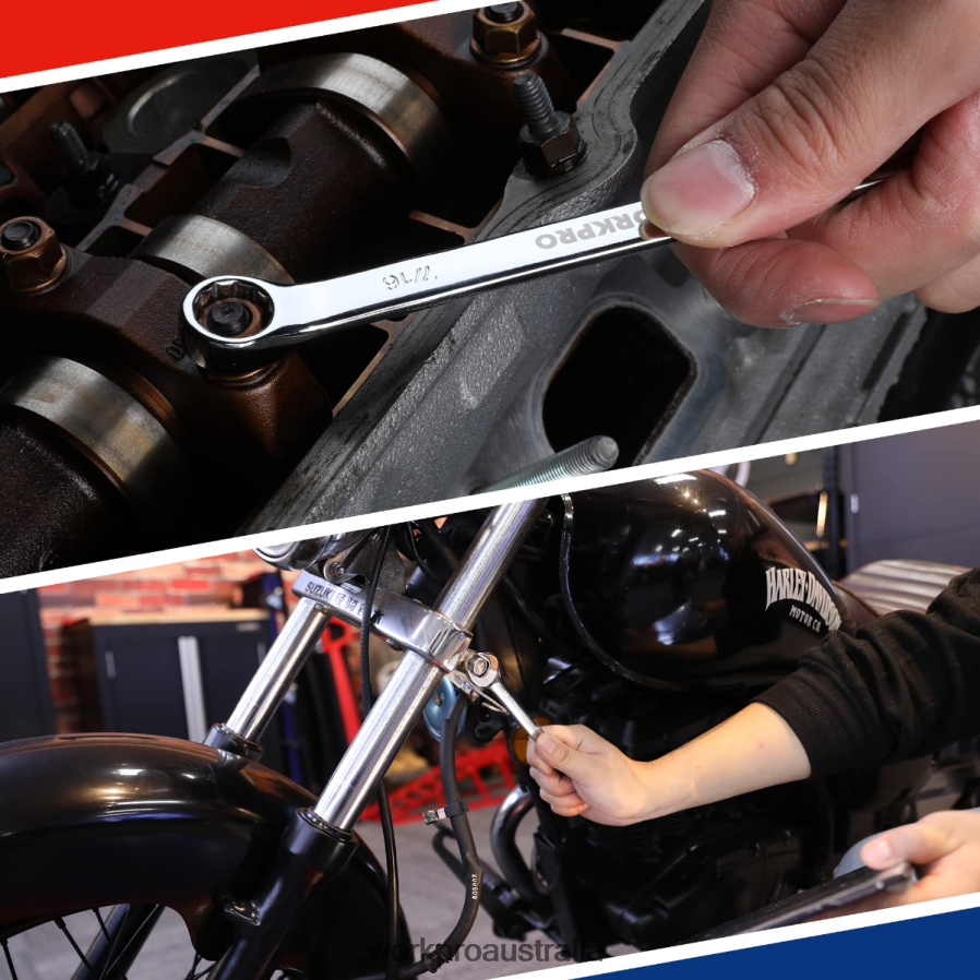 WORKPRO 12 Pcs Metric 8-19mm Premium Cr-V Combination Wrench Set D4R0VT95 Tool New