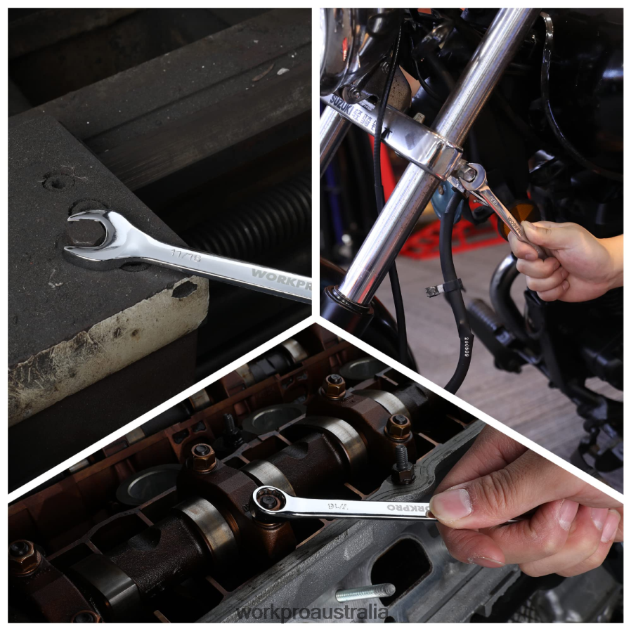 WORKPRO 12 Pcs Metric 8-19mm Premium Cr-V Combination Wrench Set D4R0VT95 Tool New