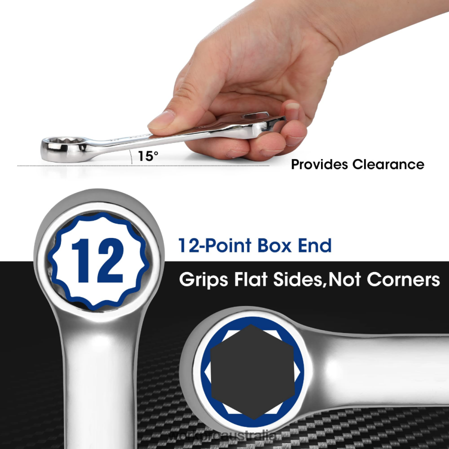 WORKPRO 12 Pcs Stubby Combination Wrench Set D4R0VT97 Tool Helpful