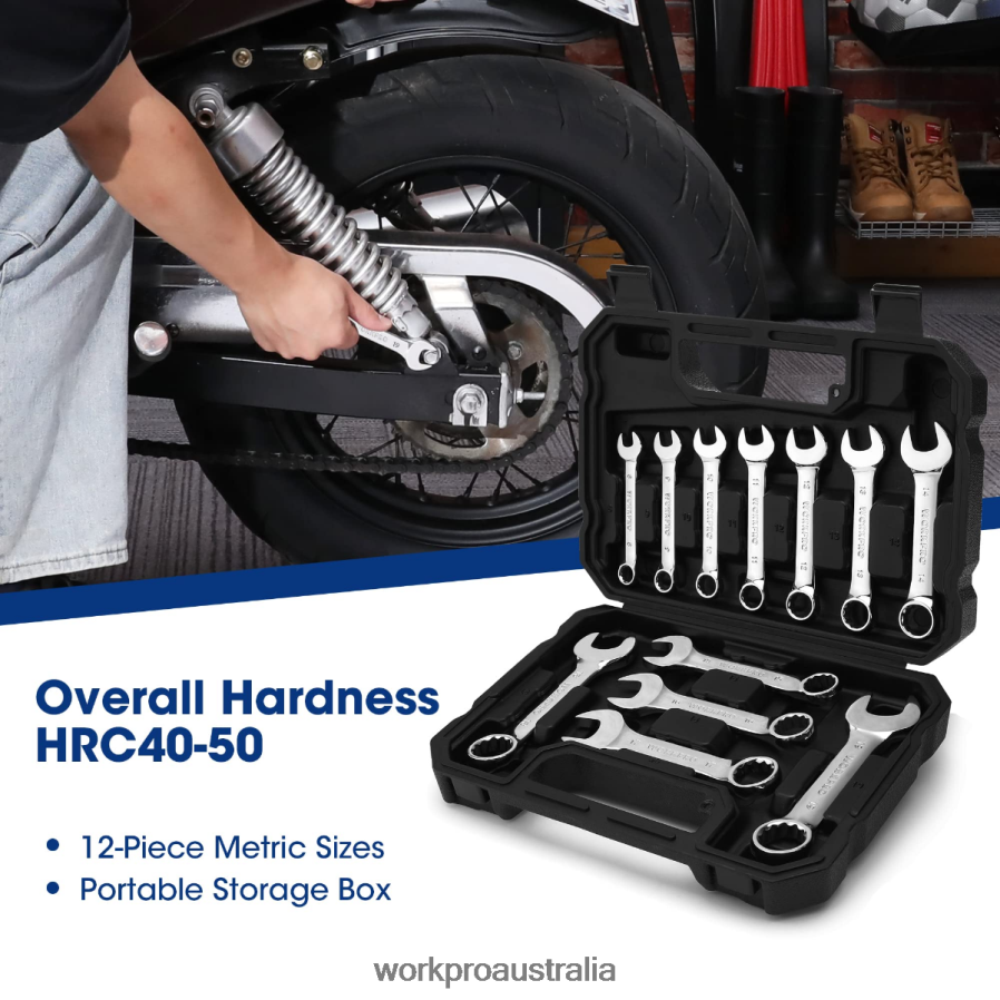 WORKPRO 12 Pcs Stubby Combination Wrench Set D4R0VT97 Tool Helpful