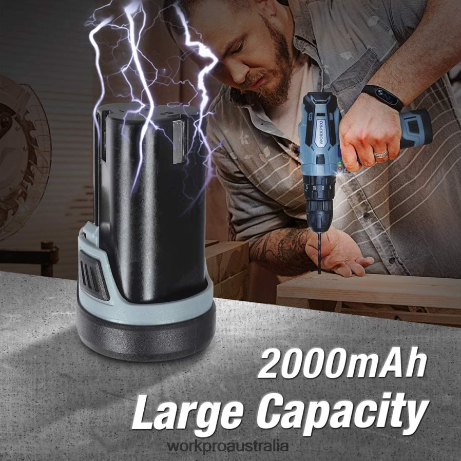 WORKPRO 12V 20Ah Lithium-ion Battery Pack D4R0VT224 Tool Helpful