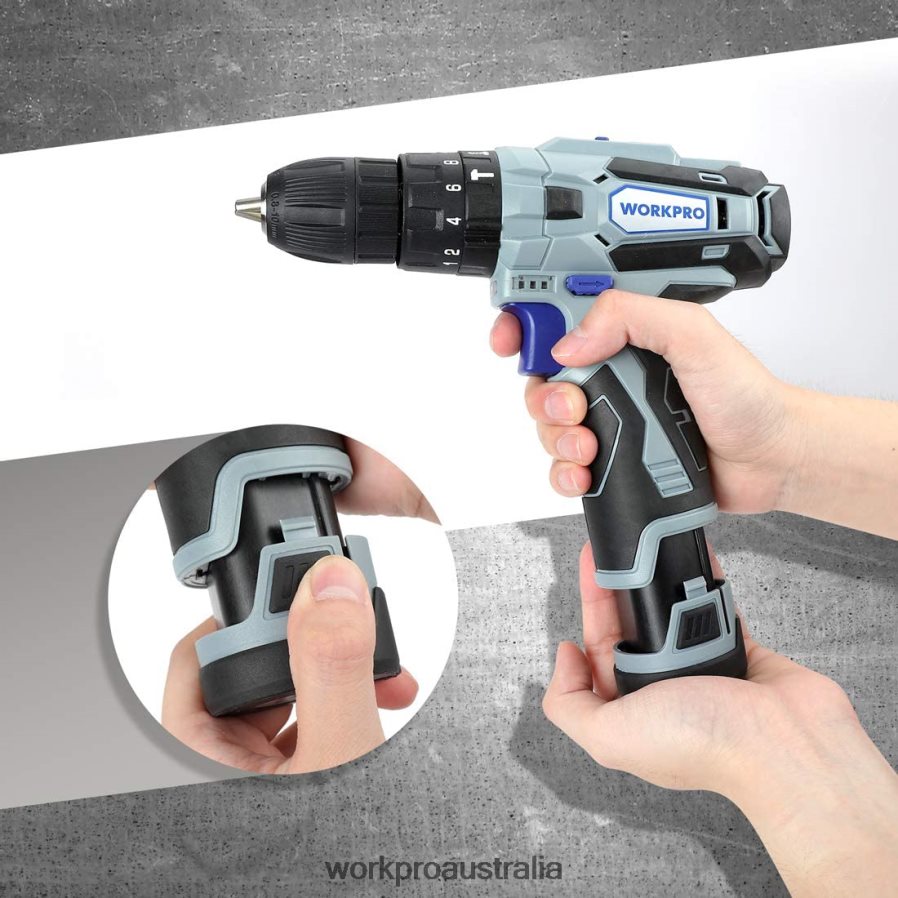 WORKPRO 12V 20Ah Lithium-ion Battery Pack D4R0VT224 Tool Helpful