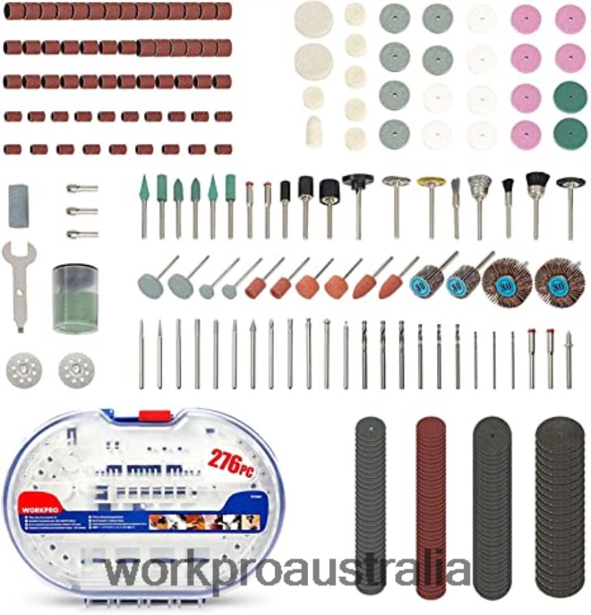 WORKPRO 12V Cordless Rotary Tool Kit  276-piece Rotary Tool Accessories Kit  8-Piece Clamp Set  4-in-1 Staple Gun Kit D4R0VT317 Tool Morden