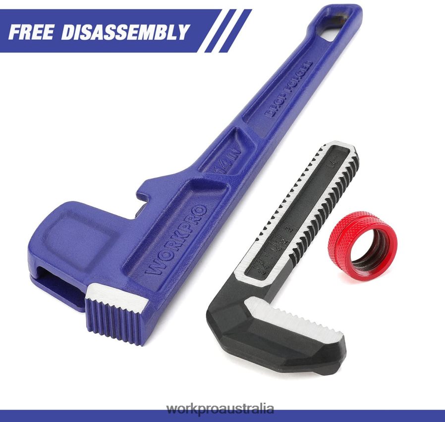 WORKPRO 14-inch Heavy Duty Straight Plumbing Wrench D4R0VT89 Tool Useful