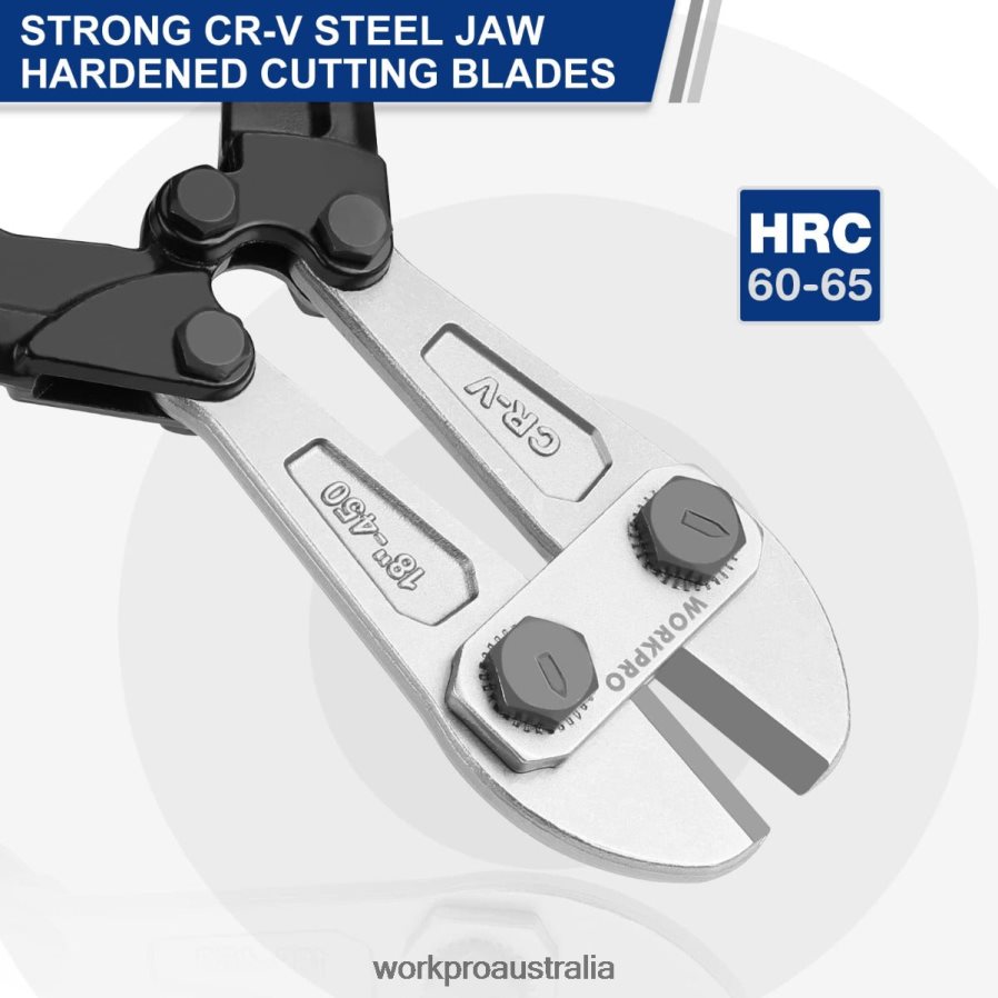 WORKPRO 14/18 Inch Bolt Cutter Tri-Material Handle with Comfort Grip D4R0VT156 Tool New