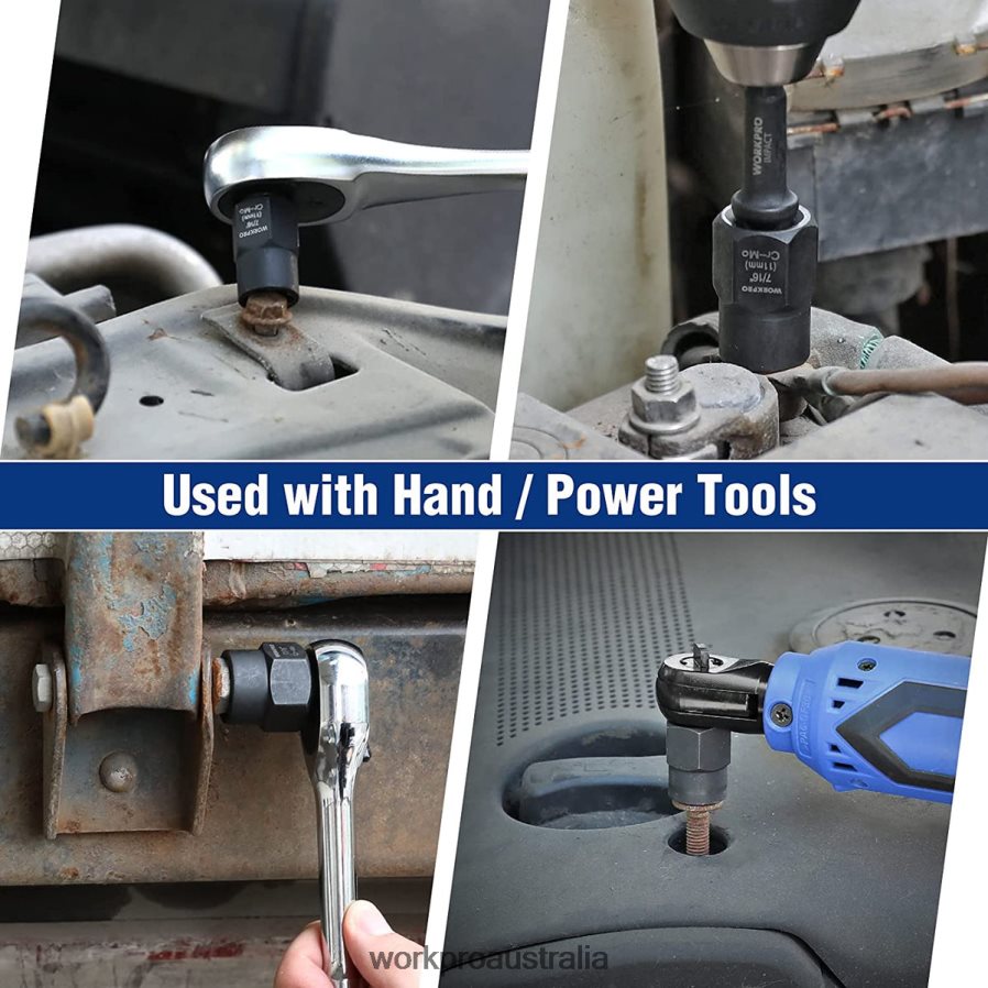 WORKPRO 15 Pcs Impact Bolt  Nut Remover Set D4R0VT128 Tool Useful