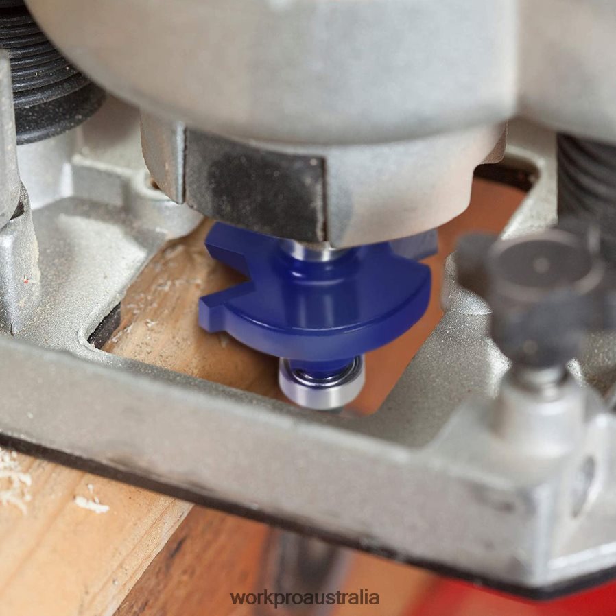 WORKPRO 15 Pcs Router Bits Set 1/4-Inch Shank Tungsten Carbide Router Bits D4R0VT130 Tool Morden