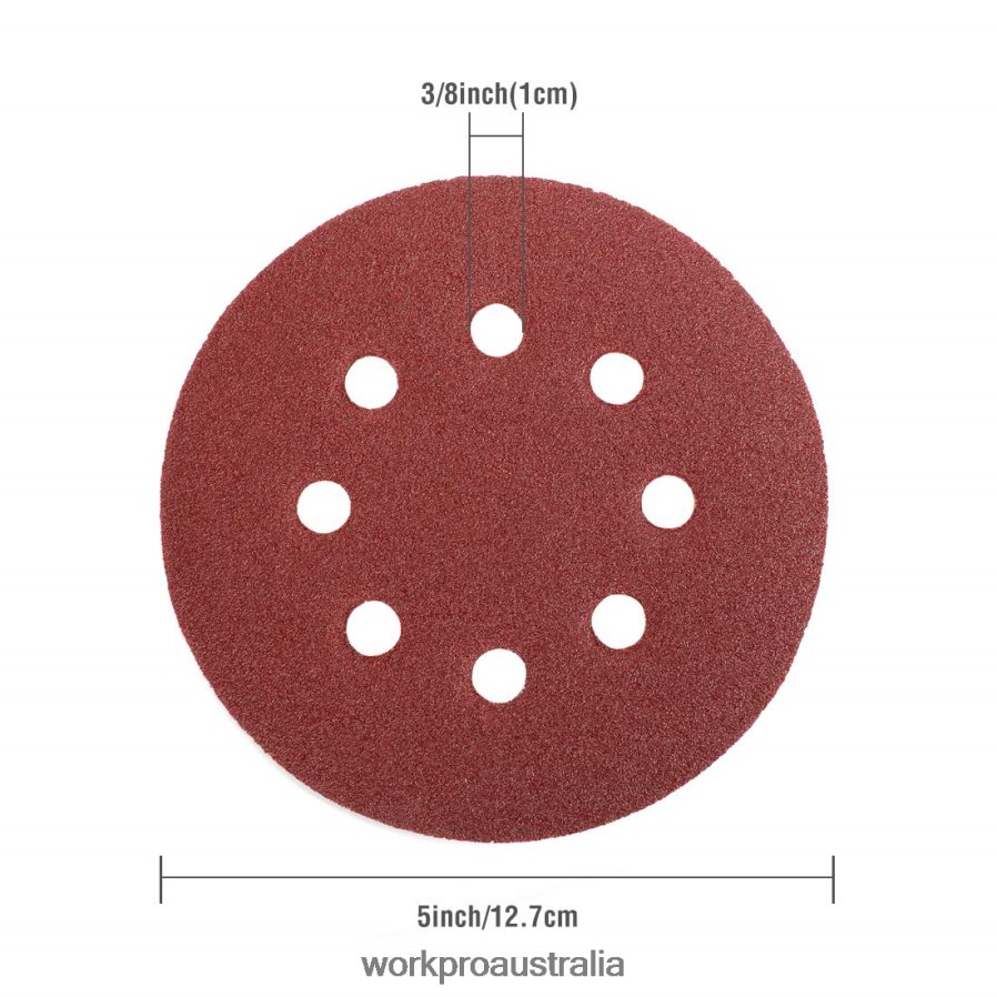 WORKPRO 150 Pcs Sanding Discs Set for Random Orbital Sander D4R0VT197 Tool Helpful