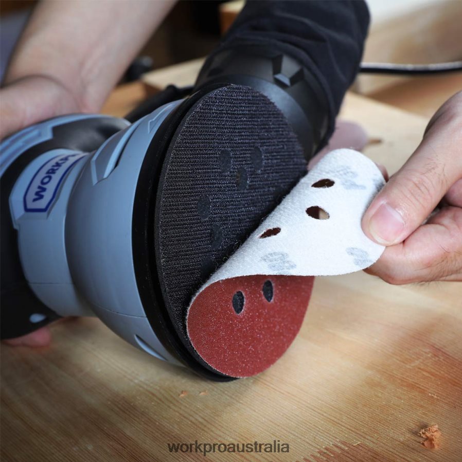 WORKPRO 150 Pcs Sanding Discs Set for Random Orbital Sander D4R0VT197 Tool Helpful