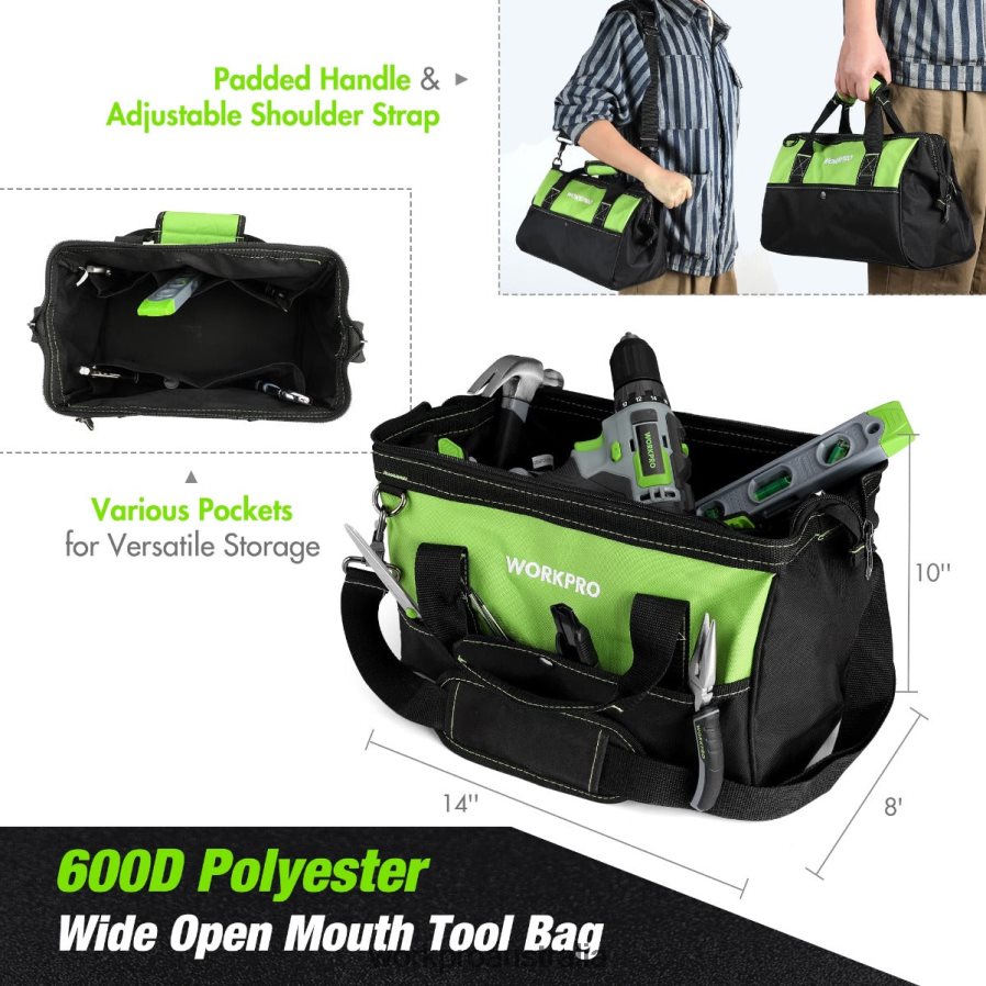 WORKPRO 157-Piece Cordless Drill Combo Kit with 20V Cordless Lithium-ion D4R0VT259 Tool Pink/Grey