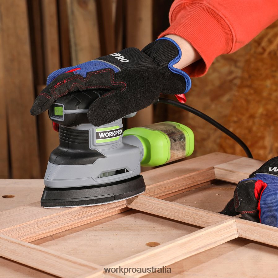 WORKPRO 16 Amp Detail Sander 13000 OPM Compact Electric Sander with Dust Collector D4R0VT239 Tool Helpful