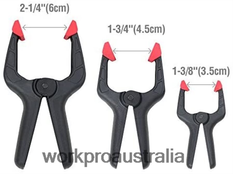 WORKPRO 16 Pcs Nylon Spring Clamp Set for Woodworking Photography Studios and DIY Works D4R0VT125 Tool Morden