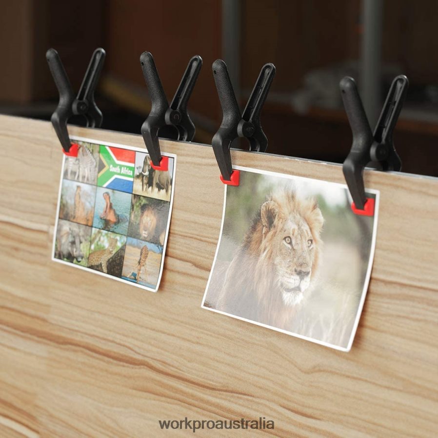 WORKPRO 16 Pcs Nylon Spring Clamp Set for Woodworking Photography Studios and DIY Works D4R0VT125 Tool Morden