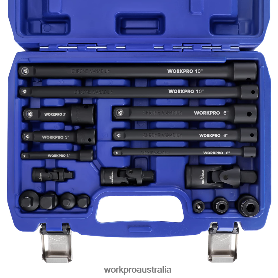 WORKPRO 18 Pcs Drive Tool Accessory Set D4R0VT137 Tool Morden