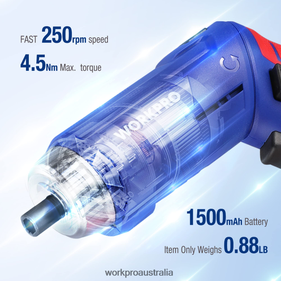 WORKPRO 18 Pcs General Home Tool Kit D4R0VT102 Tool Pink/Blue