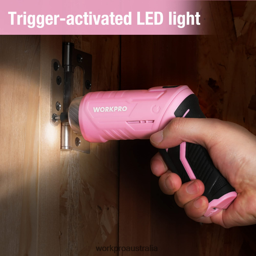 WORKPRO 18 Pcs General Home Tool Kit D4R0VT102 Tool Pink/Blue