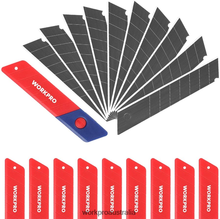WORKPRO 18mm Snap-off Blades SK5 Steel Replacement Blade Fits Pack of 100 D4R0VT53 Tool Useful