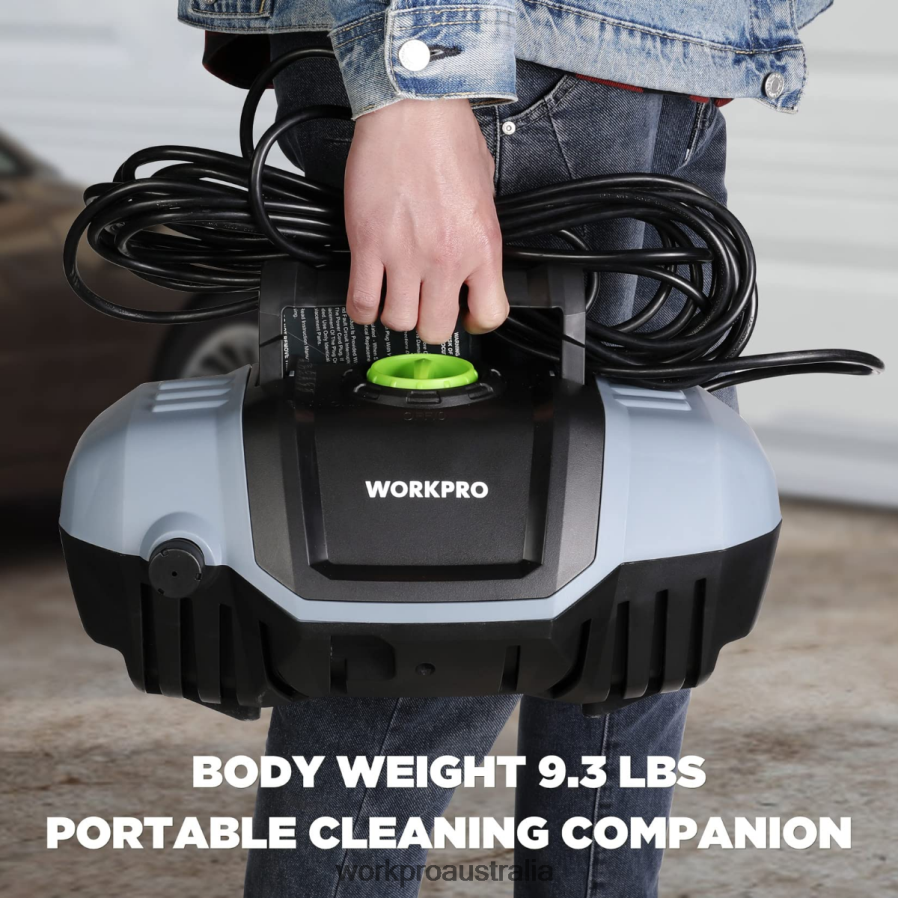 WORKPRO 1900 Max PSI 18 GPM 12-Amp Compact Electric High Pressure Washer D4R0VT299 Tool Helpful