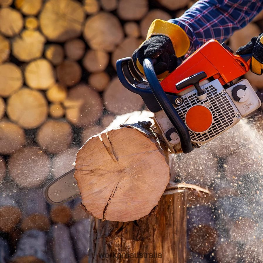 WORKPRO 2-Pack Chainsaw Chain 3/8\Pitch 62 Drive Links Wood Cutting Saw Chain for Chainsaw Parts D4R0VT203 Tool New