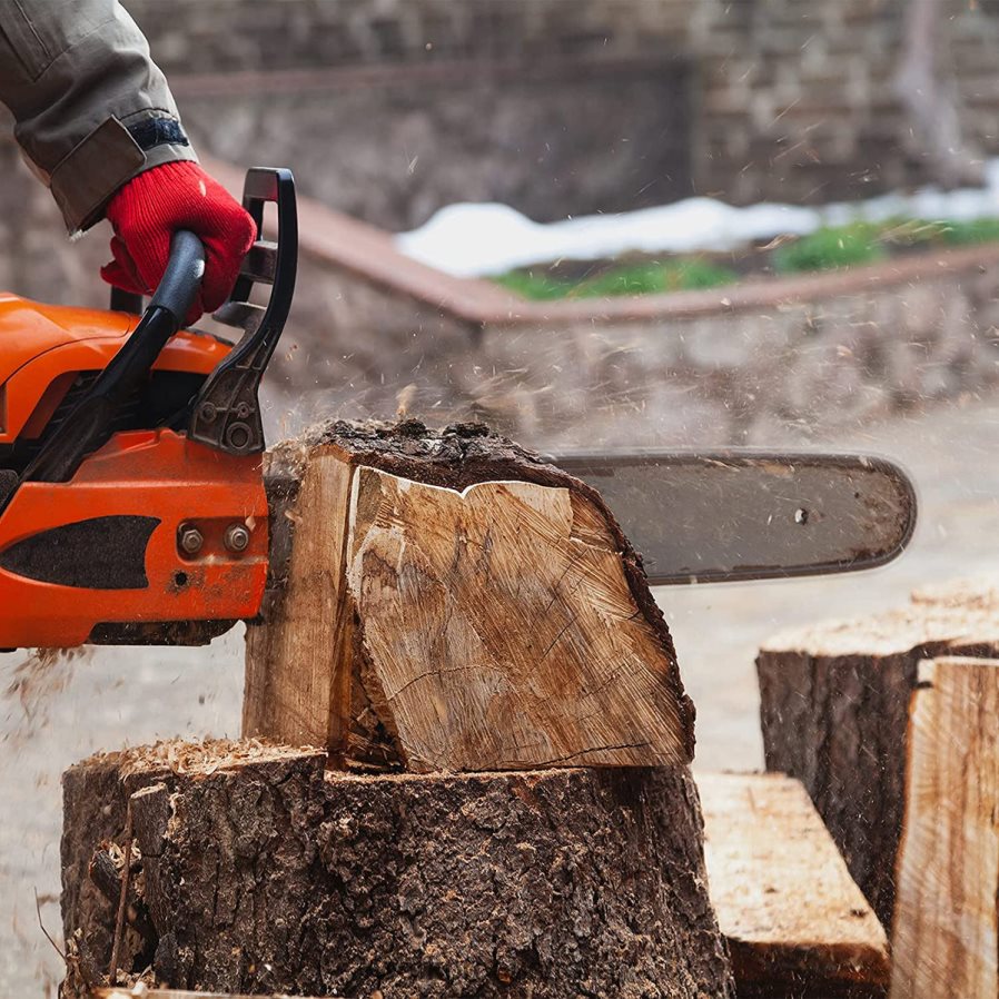 WORKPRO 2-Pack Chainsaw Chain 3/8\Pitch 62 Drive Links Wood Cutting Saw Chain for Chainsaw Parts D4R0VT203 Tool New