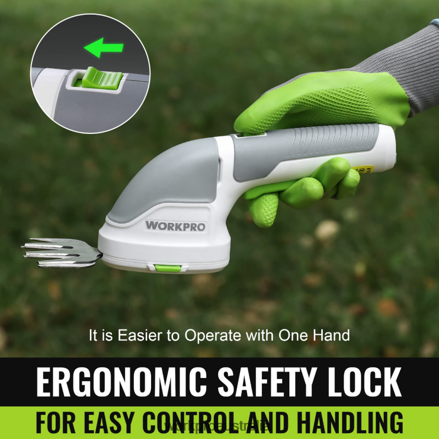 WORKPRO 2 in 1 Handheld 36V Electric Cordless Shrubbery Trimmer Hedge Shears/Grass Cutter D4R0VT268 Tool Pink/Green/White