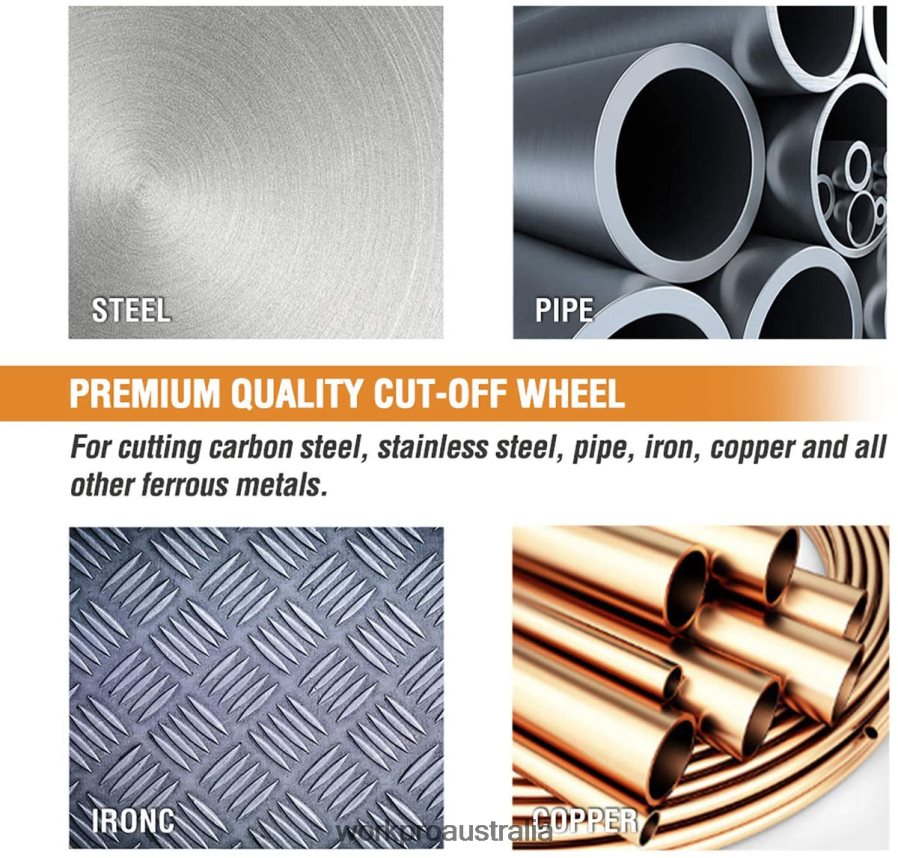 WORKPRO 20 Pcs Metal Stainless Cut-Off Wheels Thin Metal Cutting Disc for Angle Grinder D4R0VT195 Tool Useful