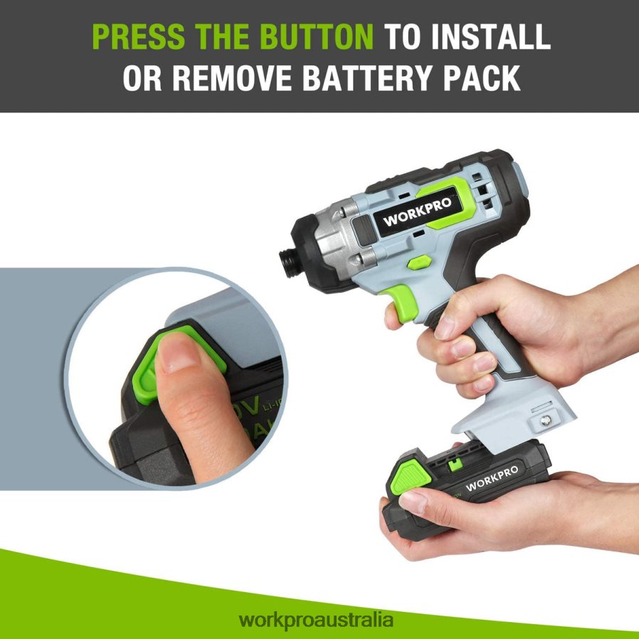 WORKPRO 20V 20Ah Lithium-ion Battery Pack D4R0VT218 Tool Morden