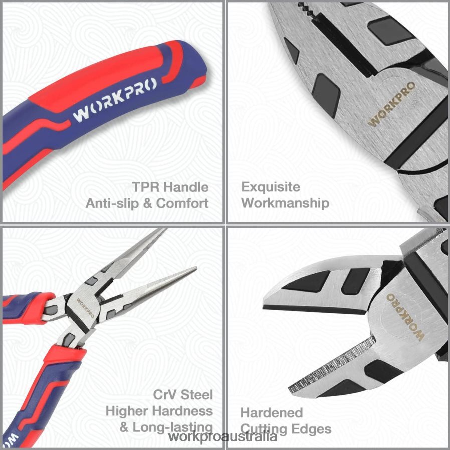 WORKPRO 20V Cordless Impact Wrench  5 Pcs Pliers Set  16 Pcs Magnetic Screwdriver Set  3 Pcs Adjustable Wrench Set D4R0VT319 Tool Helpful