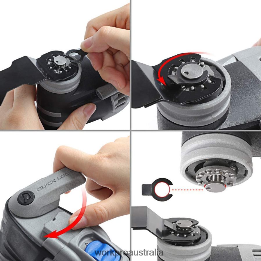 WORKPRO 23 Pcs Metal/Wood Oscillating Saw Blades Set D4R0VT194 Tool Helpful