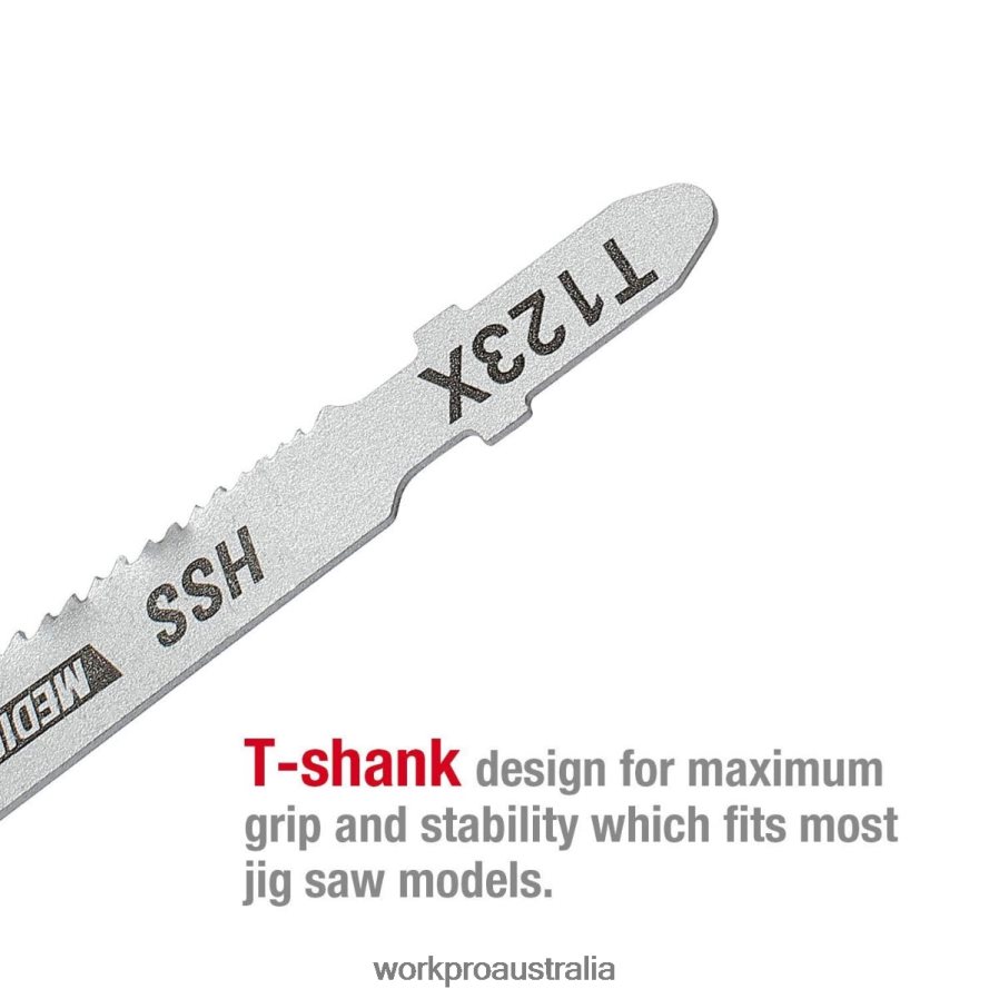 WORKPRO 25 Pcs T-Shank Jig Saw Blade Set with Storage Case D4R0VT210 Tool Helpful