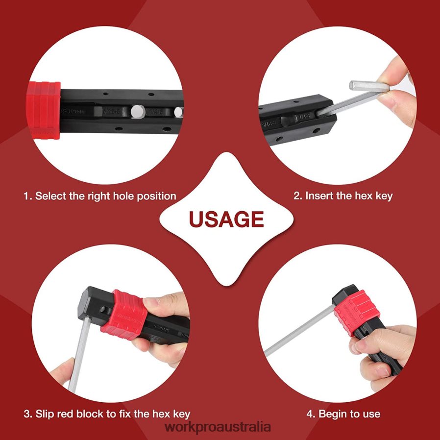 WORKPRO 27 Pcs Long Arm Ball End Allen Wrench Set for Excellent Grip and Torque Transfer D4R0VT62 Tool Useful