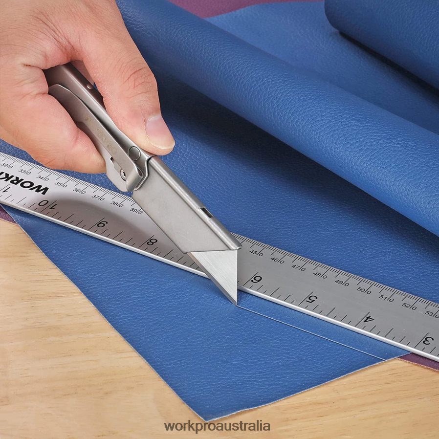 WORKPRO 3 PCS Folding Utility Knife Sets Quick Change Blades Box Cutter D4R0VT43 Tool Helpful