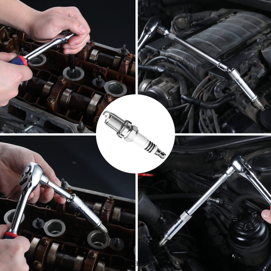 WORKPRO 3 Pcs-14mm Thin Wall Socket with 6- and 10-inch ExtensionsMagnetic Swivel Spark Plug Socket Set D4R0VT143 Tool Helpful