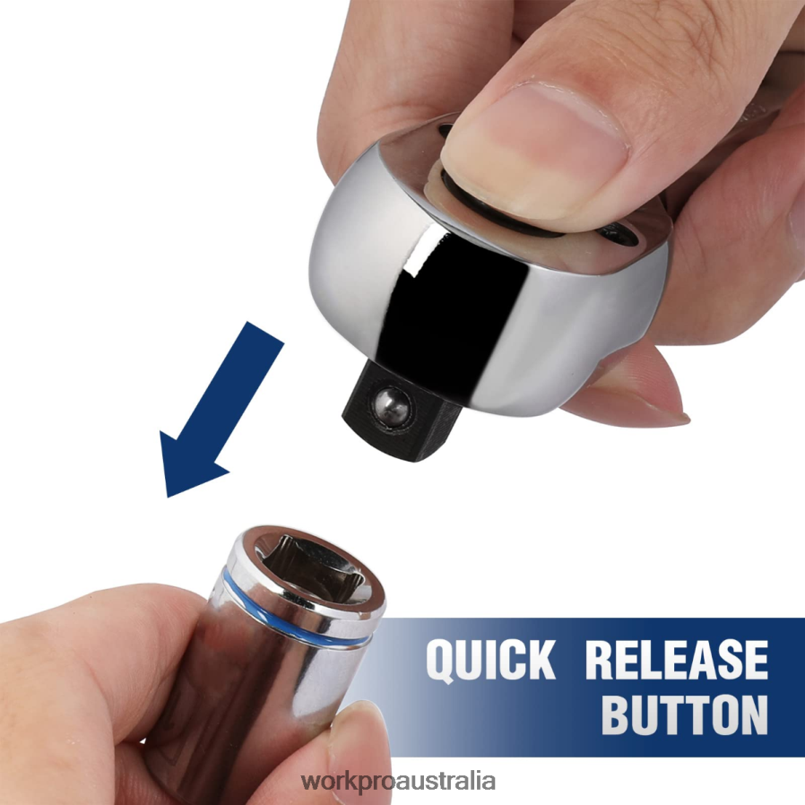 WORKPRO 3 Pcs Ratchet Set Quick-Release Reversible 72-Tooth 40CR Steel Drive Socket Wrench D4R0VT91 Tool Helpful