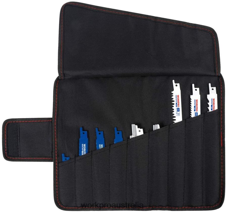 WORKPRO 32 Pcs Reciprocating Saw Blade Set with Organizer Pouch D4R0VT138 Tool Useful