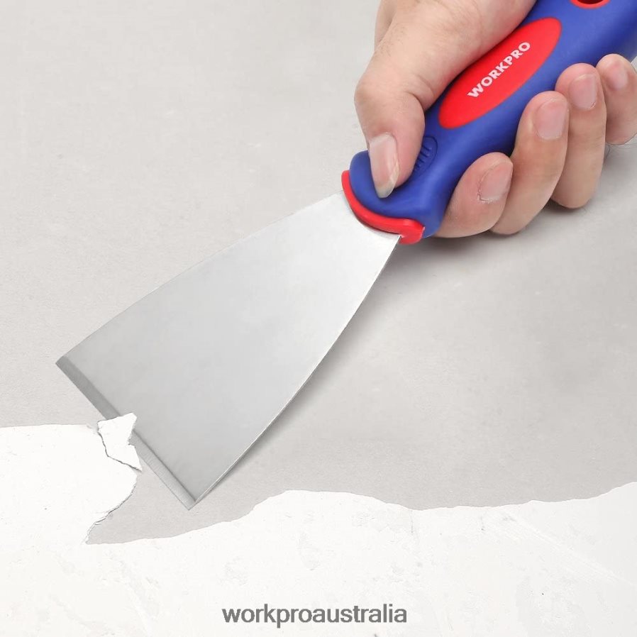 WORKPRO 4 Pcs Stainless Steel Made Putty Knife Set D4R0VT149 Tool New