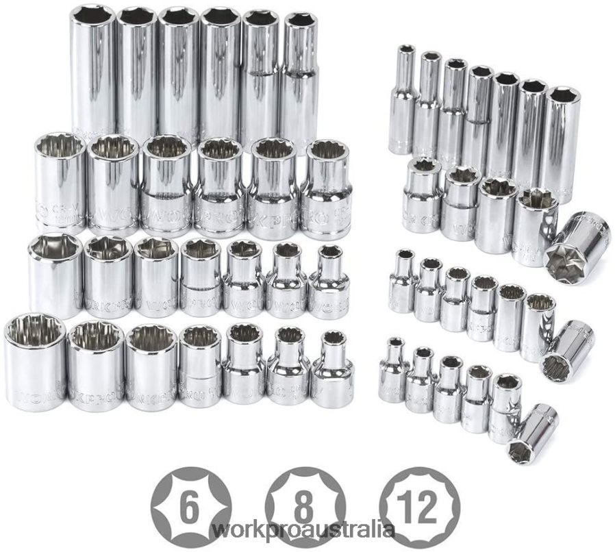 WORKPRO 450 Pcs Universal Professional Mechanics Tool Set with Heavy Duty Case Box D4R0VT306 Tool Useful