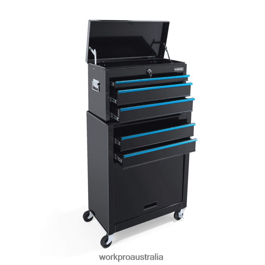 WORKPRO 5-Drawer Rolling Tool Chest Sliding Metal Drawer Rolling Tool Storage Cabinet D4R0VT18 Storage Useful