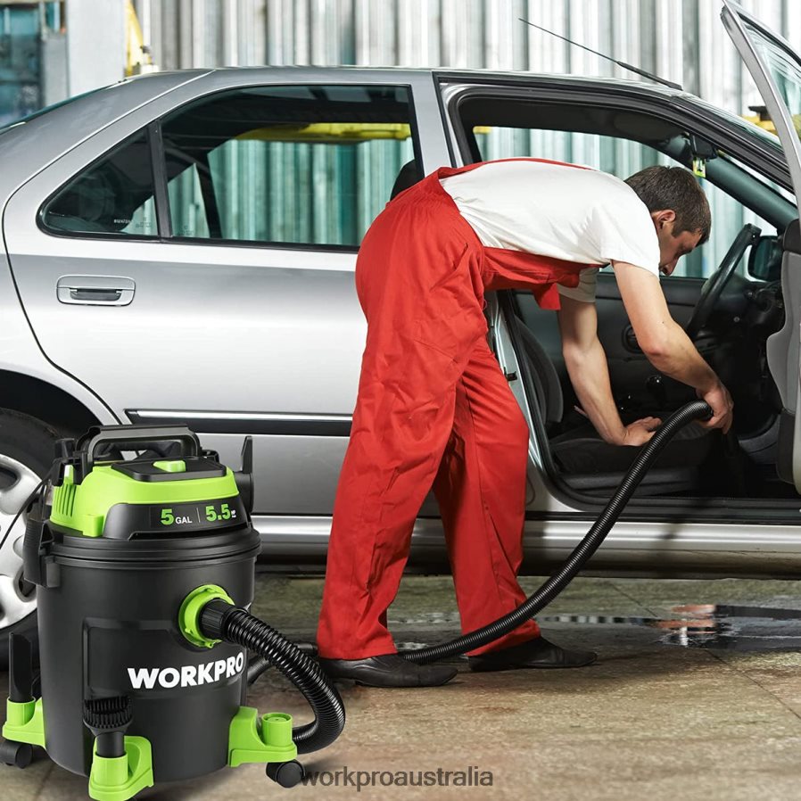 WORKPRO 5 Gallon Shop Vacuum 55 Peak Horsepower Shop-Vac Cleaner with HEPA Filter Hose and Accessories D4R0VT214 Tool Morden