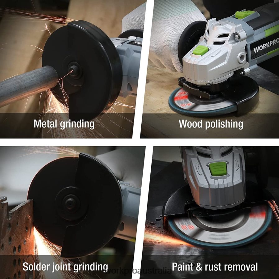 WORKPRO 5 Pack Zirconia Flap Disc Angle Grinder Sanding Disc 4-1/2 inch Grinding Wheels D4R0VT206 Tool Useful