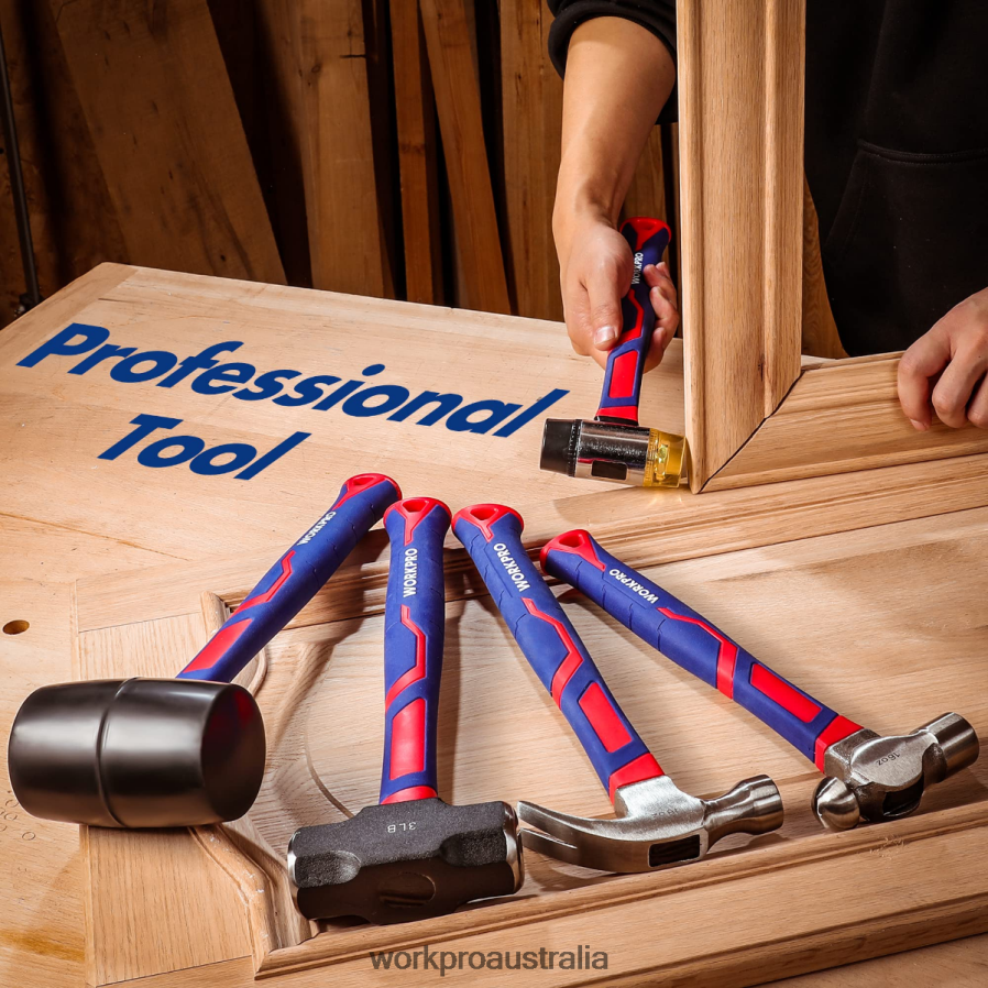 WORKPRO 5 Pcs Hammer Set D4R0VT136 Tool Morden