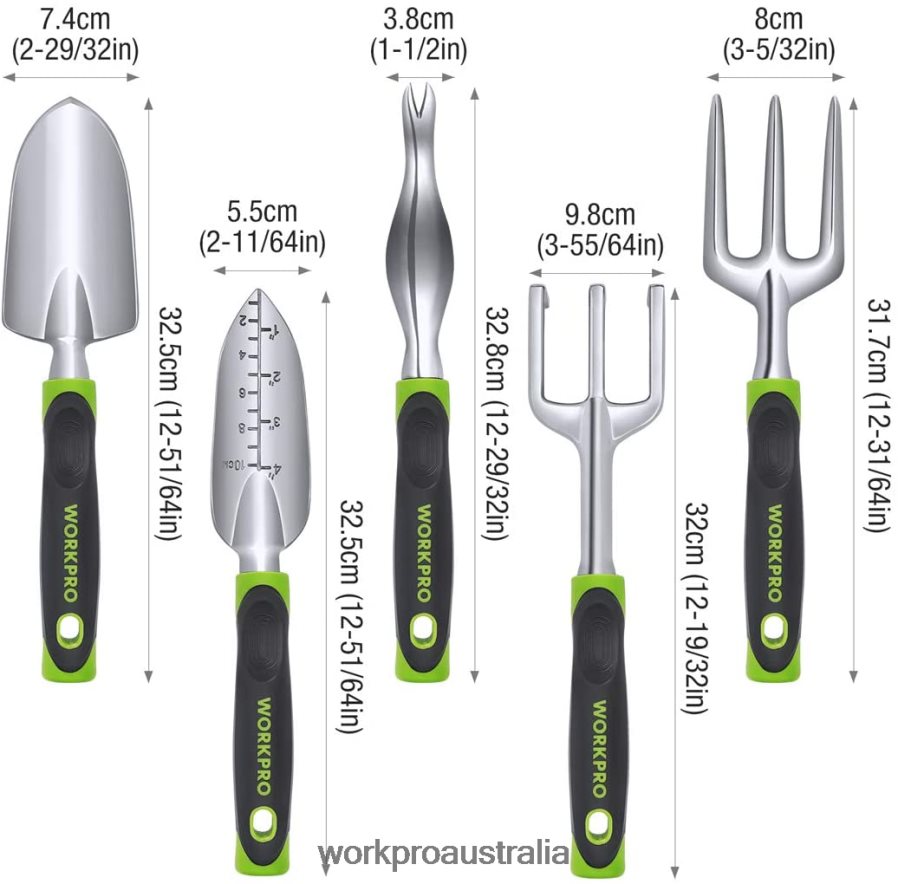 WORKPRO 5 Pcs Outdoor Garden Tool Set Gardening Work Gifts D4R0VT276 Tool Morden