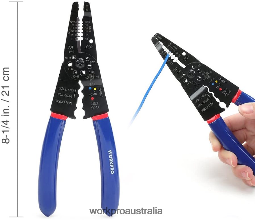 WORKPRO 582 Pcs Crimp Terminals Wire Connectors Heat Shrink Tube Electrical Repair Kit with Wire Cutter Stripper D4R0VT152 Tool Useful