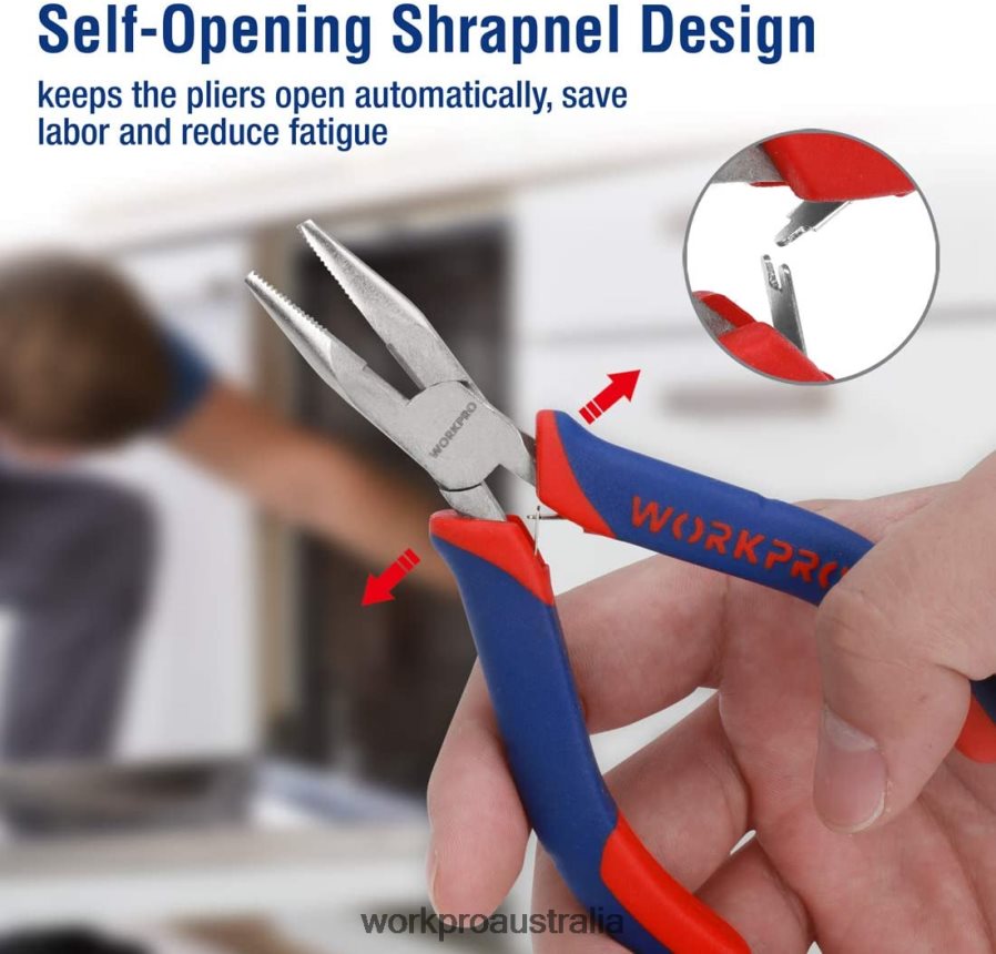 WORKPRO 6 Pcs Mini Pliers Set with Pouch D4R0VT64 Tool Useful