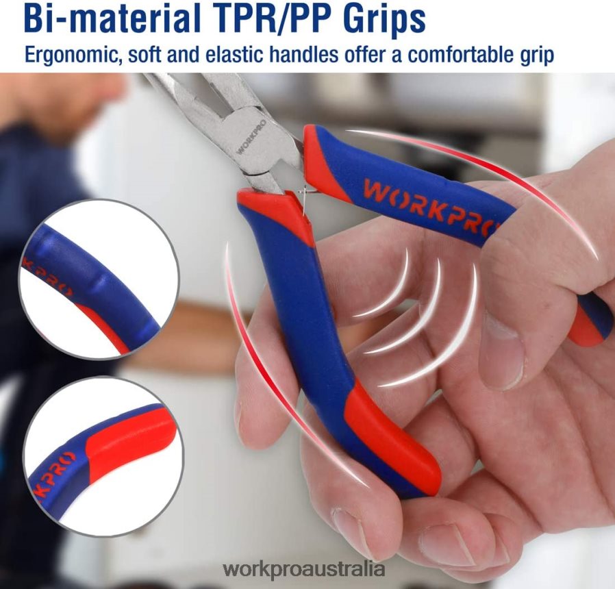 WORKPRO 6 Pcs Mini Pliers Set with Pouch D4R0VT64 Tool Useful