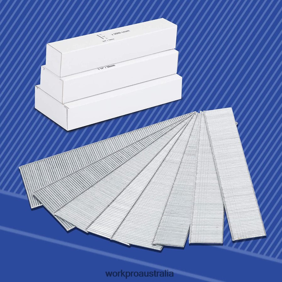 WORKPRO 6000 Count Universal 18 Gauge Brad Nails for Pneumatic Electric Brad Nailer D4R0VT207 Tool Helpful