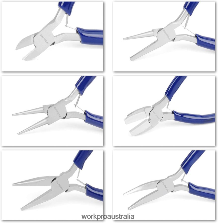 WORKPRO 7 Pcs Jewelers Pliers Set with Easy Carrying Pouch D4R0VT78 Tool Useful