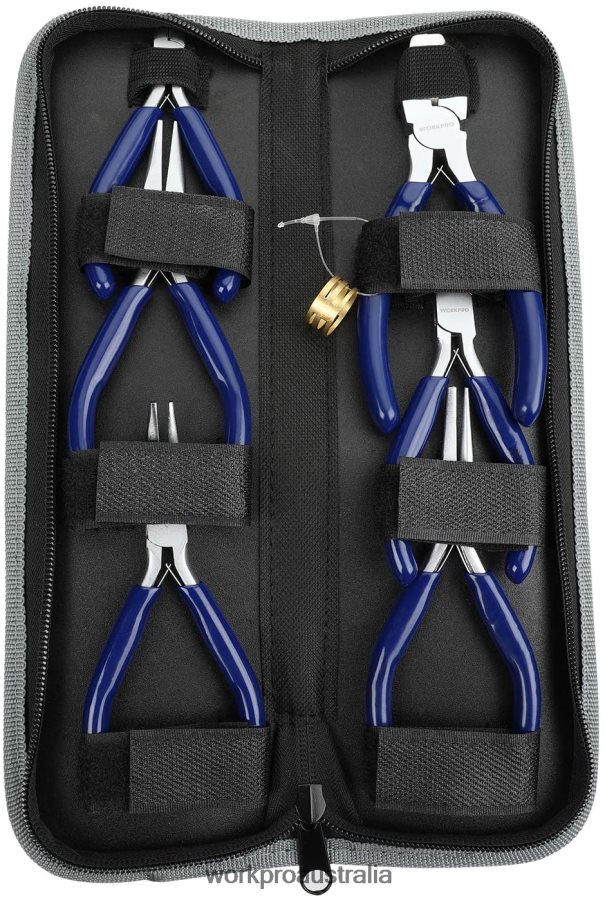 WORKPRO 7 Pcs Jewelers Pliers Set with Easy Carrying Pouch D4R0VT78 Tool Useful